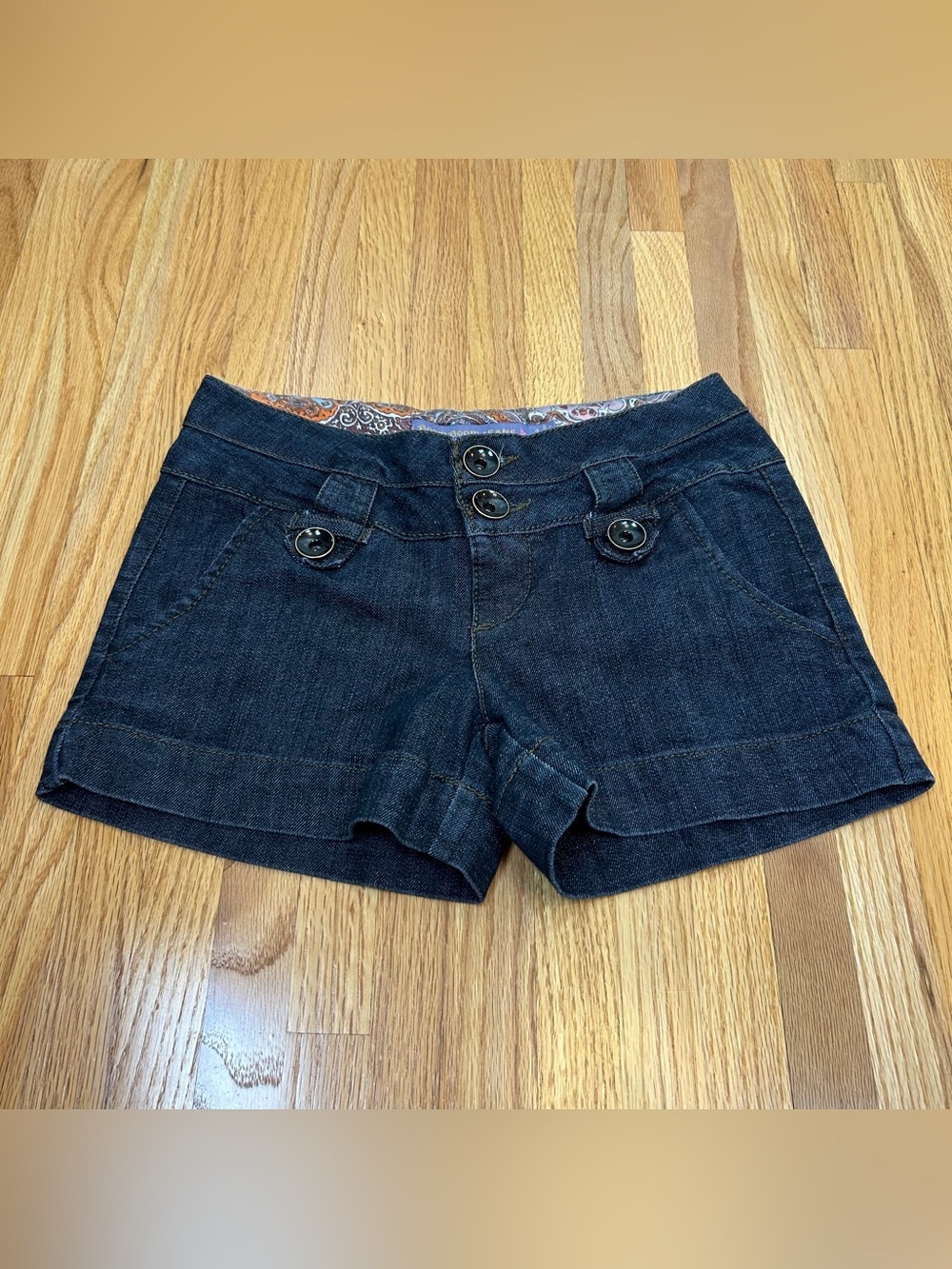 Y2K Boom Boom Low Rise Micro Jean Shorts